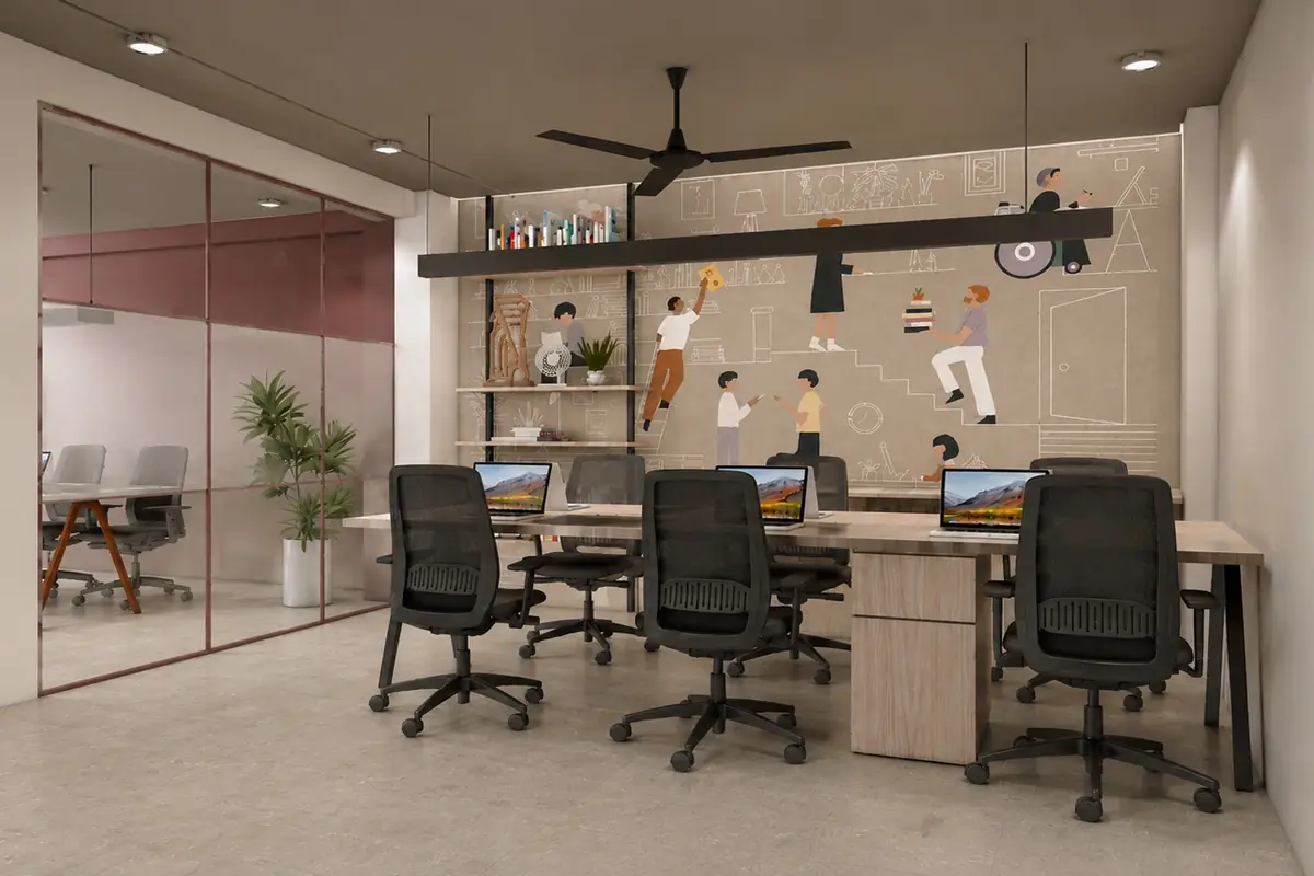 The100x.digital office in Gandhipuram, Coimbatore