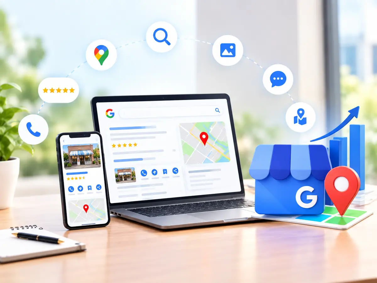 Our team working on Local SEO & Google Business Profile